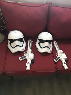Storm trooper repair with weapons