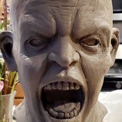 La Llorona Head Prop Professional Made with Glass Eyes 