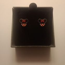 Set of 3 Disney Minnie Mouse Stud Earrings