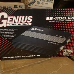 New Genius Audio 2200w Max Power Monoblock Class D Amplifier  $210 Each  Made in Korea 