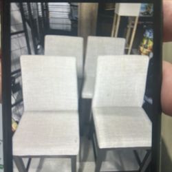 Solid 6 X 6  Drop Leaf Table and Chairs 