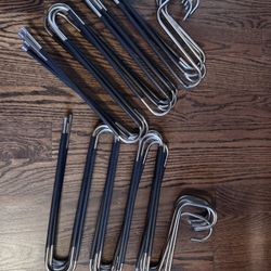 Lot 10 Hangars 5 Rung Pants Hangars Non- Slip 