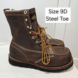 Thorogood Steel Toe Work Boots Size 9