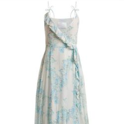 Athena Procopiou - Walking On A Dream Silk Floral Print Dress