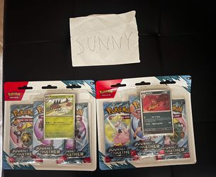 Pokémon Pokemon Scarlet & Violet Journey Together SV9 3 Pack Blister Scrafty Yanmega Card lot of 2