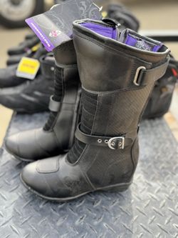 New Joe Rocket Women’s Motorcycle Boots, Size Euro 37 & 37
