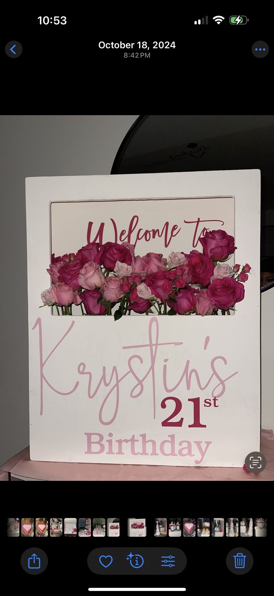 WELOME FLORAL BOX