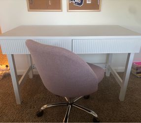 Desk with chair