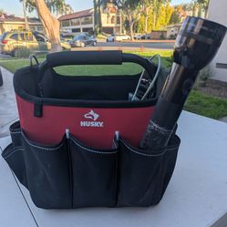 Husky Hand Tote with stuff
