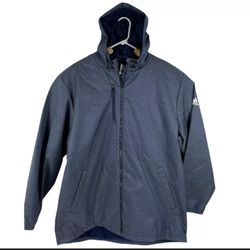 Adidas Game Built Heavy Weight Winter Jacket W/Hood BV3958 Navy Blue Men's XL