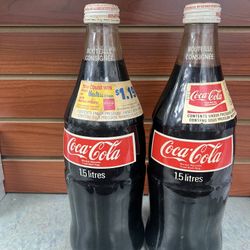 1983 Coca-Cola 1.5L Glass Bottle – Vintage Collectible