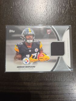 Germie Bernard Topps RC Relic Card Pittsburgh Steelers
