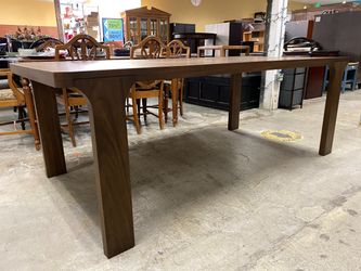 RESTORATION HARDWARE Santiago Caramel Walnut Rectangular Dining Table