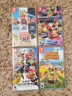 Nintendo Switch games. Prices vary. Please read full list.