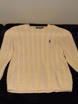 XL Polo Ralph Lauren Cream Cashmere Sweater