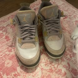 Tan And Grey Jordan 4 Size 5.5