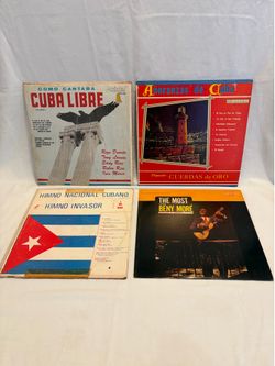 Vinyl records Cuban music in vg condition / complete lot only