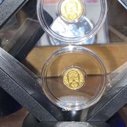 1/200th oz Gold Round, Sugar Skull, Day Of The Dead, Monarch Precious Metals 2