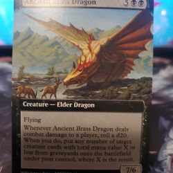Magic The Gathering Custom Proxy Ancient Brass Dragon