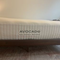 King Avocado Organic Mattress + bed-frame