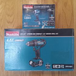 Makita 18V LXT Hammer Drill And Impact Driver Combo 