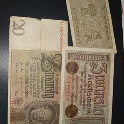 WW2 German Paper Money Set