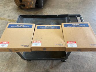 3 Boxes Of Protective Netting - 2 - 4" x 164', Green