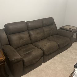 3-Seat Recliner Couch (Send offers- PICK UP ONLY)