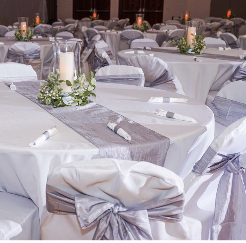 Table Runners, chair sashes, table cloth