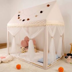 Boho Tent With Lights 