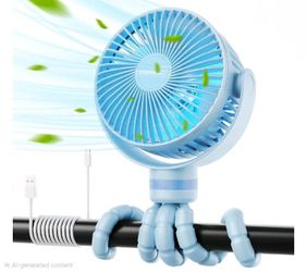 Momcozy Portable Stroller Fan, USB Rechargeable