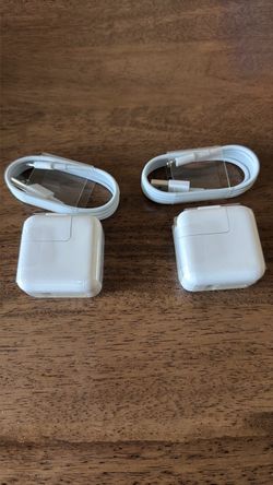 Apple 12W USB Power Adapter with Lightning Cable 2-Pack New