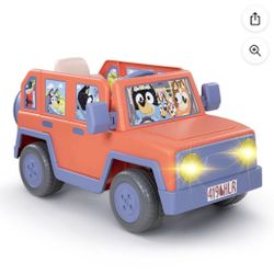 Bluey Heeler Family Vehicle 12-Volt Battery Powered Ride-On