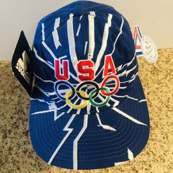 Rare Vintage Olympic Starter Shockwave Snapback Hat Cap.  New