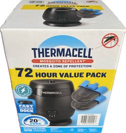 Thermacell E95 Mosquito Repellent FAST-Charging Dock Bonus Pack 72 Hour Refill