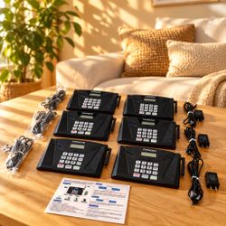 OWNZNN Wireless Intercom System 6-Pack