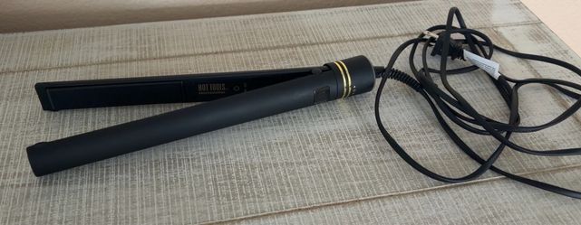 Hot tools black gold 1" flat iron