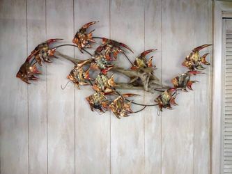Fish & Driftwood Wall Sculpture