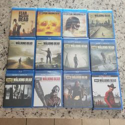 The Walking Dead Blu Ray Collection Lot