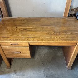 Wood desk Solid Wood