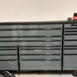 Triple Bank Snap On Toolbox W/tools