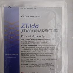 Ztlido 1.8^ Lidocaine Patches, Very Effective 