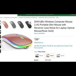 New Wireless Computer Mouse 2.4G Portable