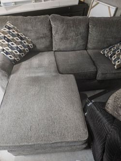 Gray couch sectional