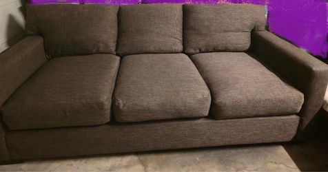 Moss Home “Luke” 3-Seat Sofa — Key Largo Graphite