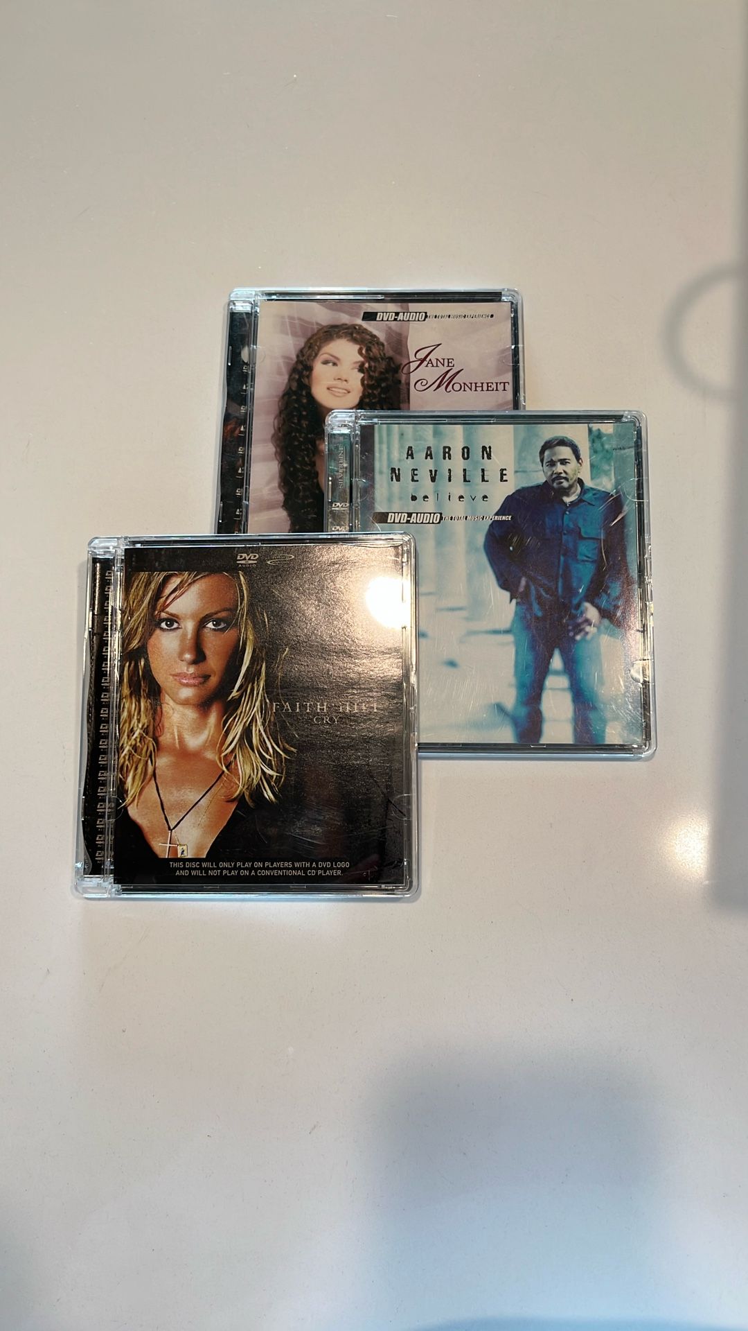 3 DVD Audio Disc’s