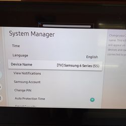 Samsung 55inch 4K Smart TV