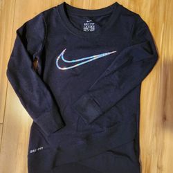 2 Nike Girls Sweatshirts 3-4 Yrs Old Black & Pink