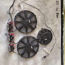 Electric fan cooling system