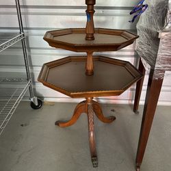 Vintage 3 Tier Mahogany Table